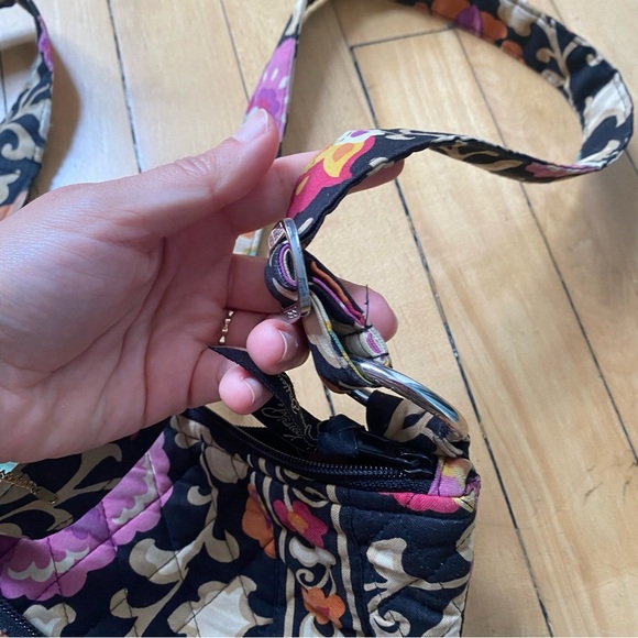 Floral Patterned Women's Bag and Wallet Set - Picture 7 of 8